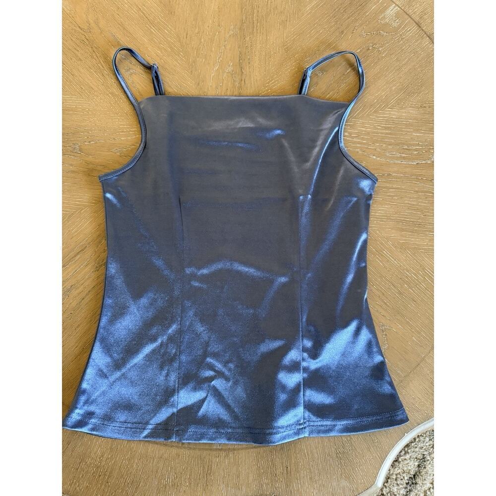 Unbranded Blue Sateen Cami Small